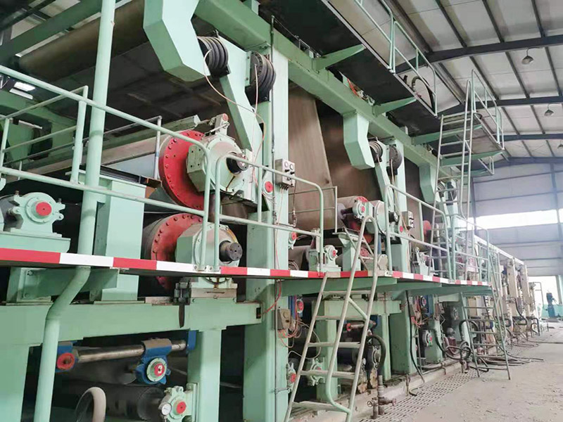 100tons Waste Paper Recycle Machine For Fluting Paper